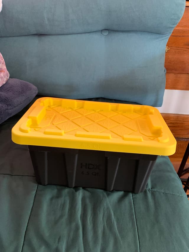 HDX 6.5 Qt. plastic storage tote